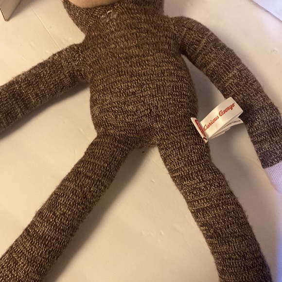 Curious George classic sock monkey by schylling. - Picture 13 of 13